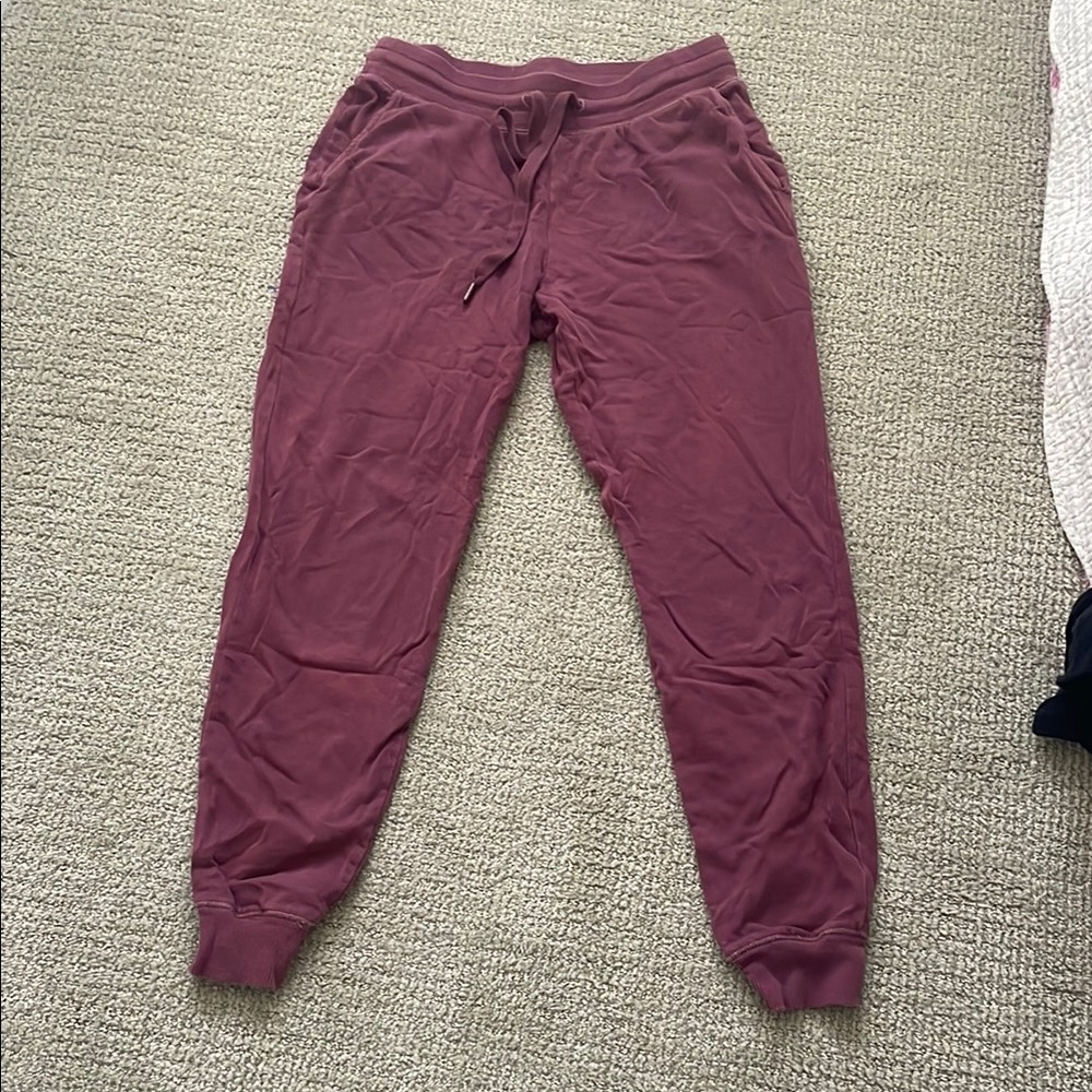 Burgundy Jogger Pants